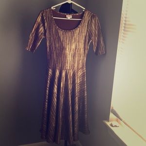 Gold dress